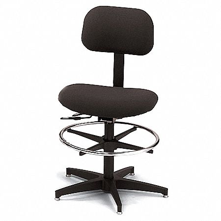 Task Chair, 300 lb., Blue