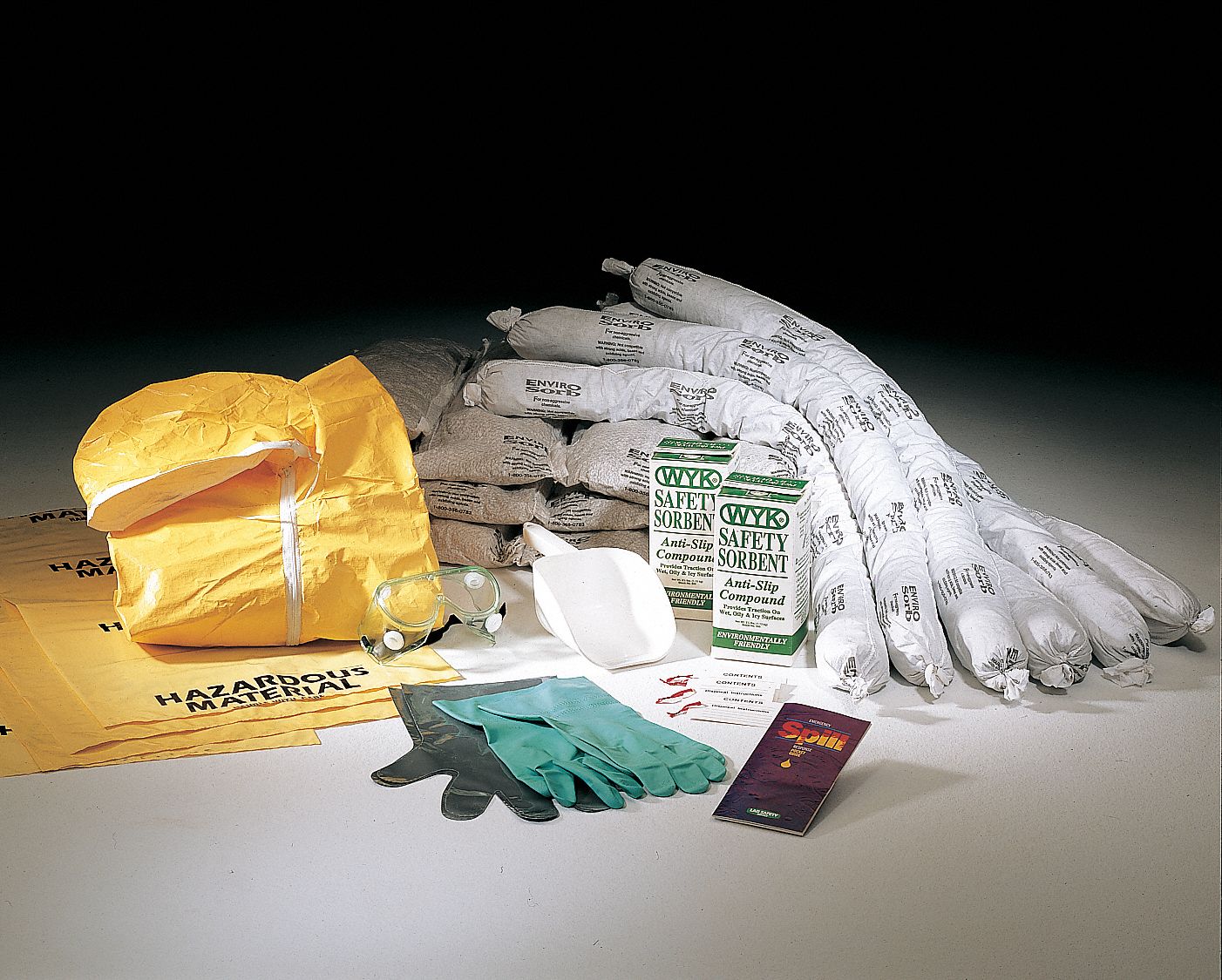Spill Kit, 18 gal., Cardboard Box Cart