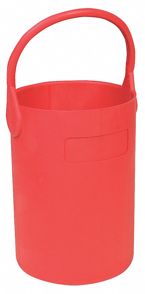Bottle Carrier, Safety Tote, 7 1/2 In, Red
