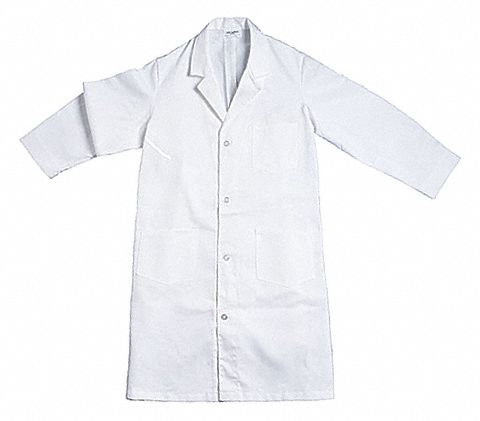 Lab Coat, XL, White, Male