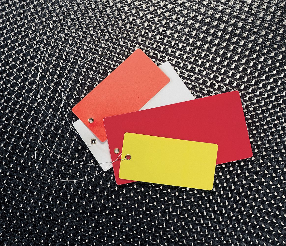 Blank Tag, 4-1/4 x 2-1/8 In, Wht, PK25