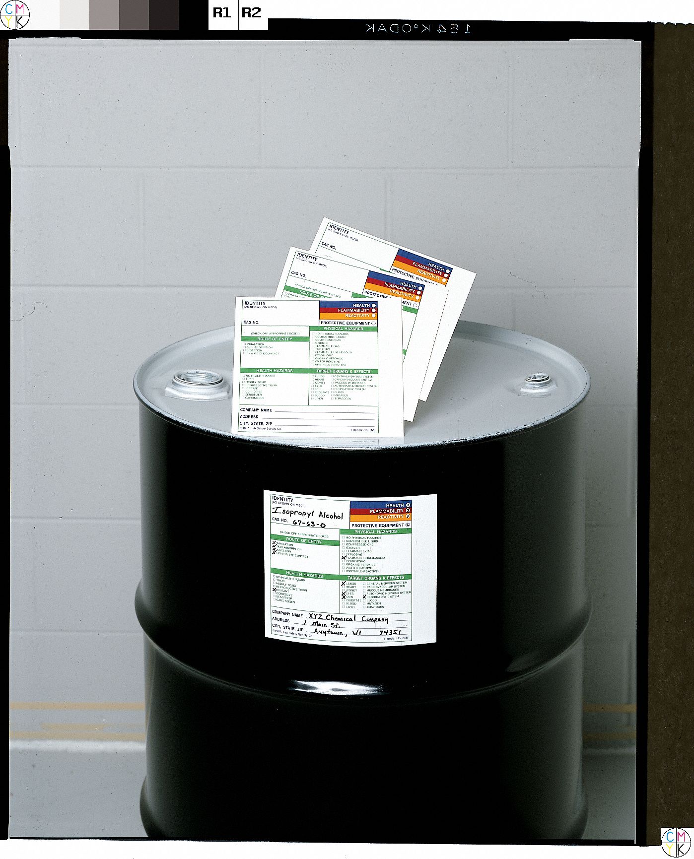 Secondary Label, 5 In. W, 5 In. H, PK 100