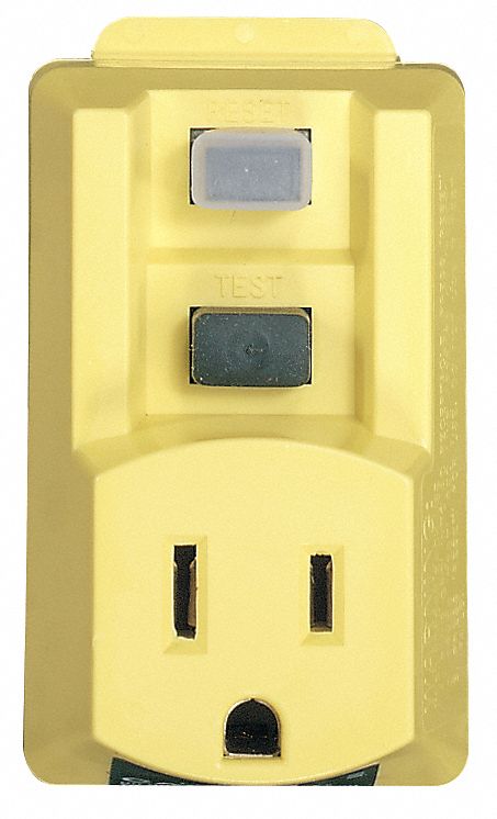 GFCI Single Outlet Adapter, 120V