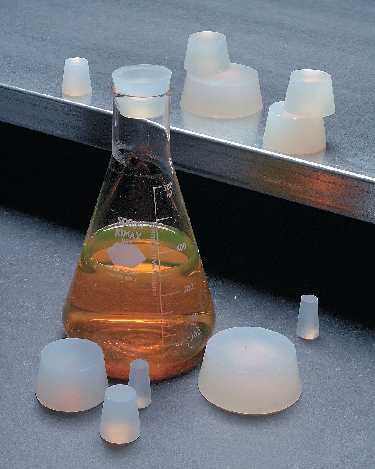 Peroxide-Cured Silicone Stopper, PK10