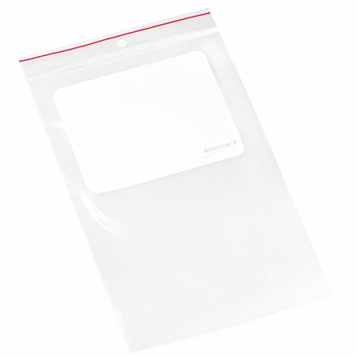 Reclosable Bag, 9 In. L, 4 mil, PK 1000