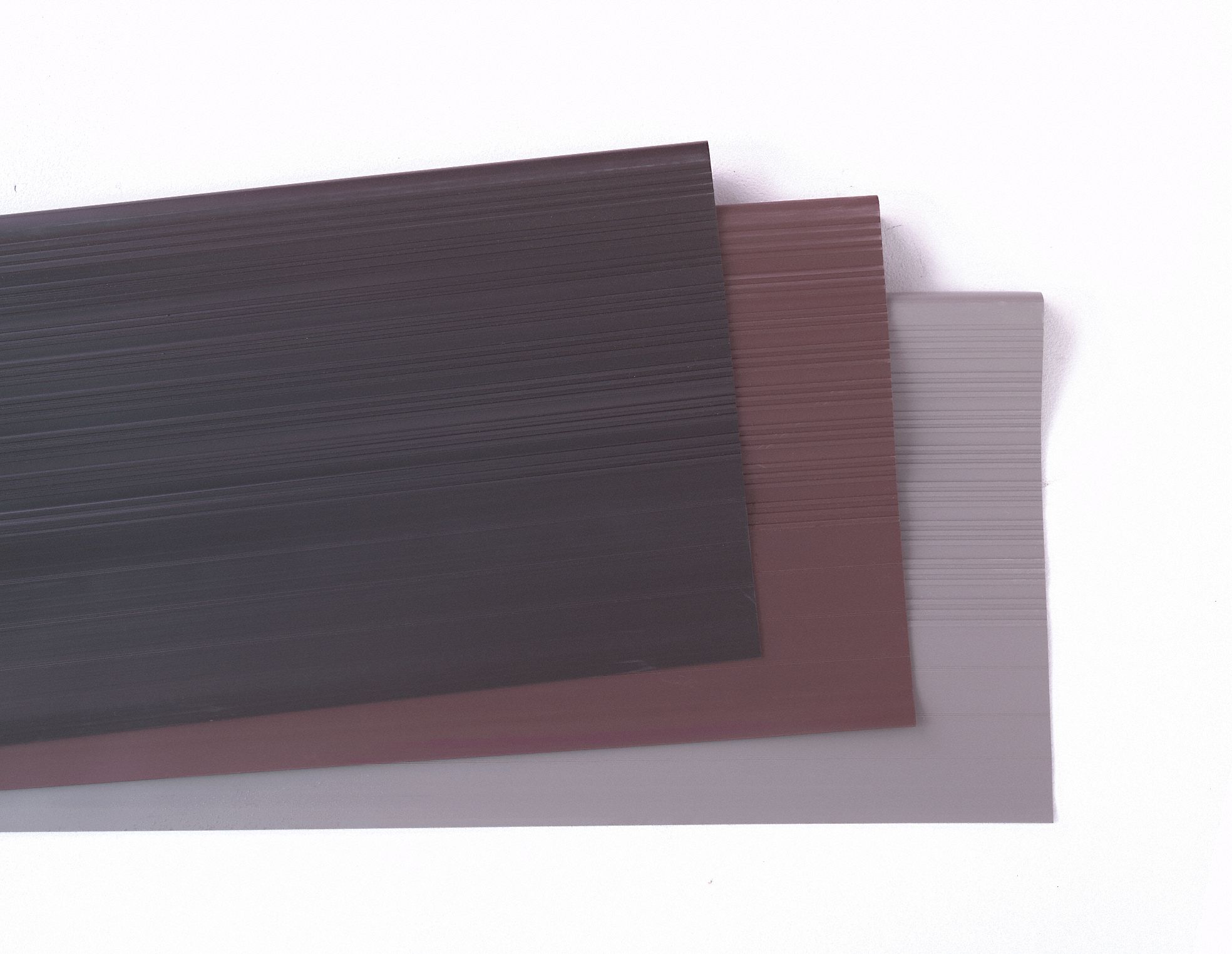 Nose Stair Tread, Brown, Vinyl, 3 ft. W