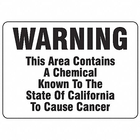 Facility Sign, 10 x 14In, BK/WHT, AL, ENG