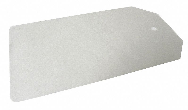 Tag Pouch, 6 x 3-1/4 In, Plstc, PK100