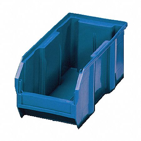 Stack/Hang Bin, 14-3/4L x 5-1/2W, Blue