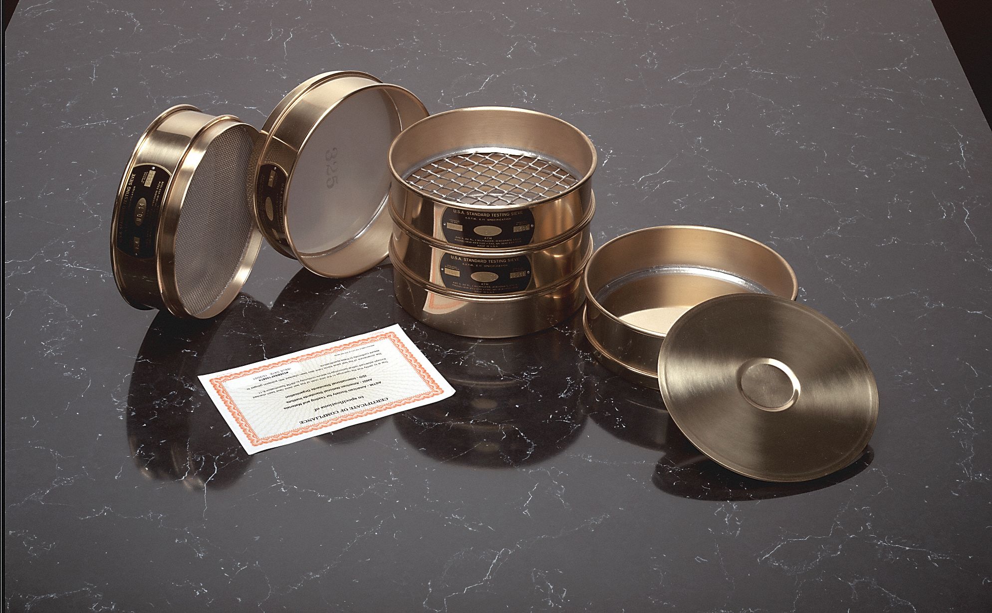 Testing Sieve, Brass Stainless Steel