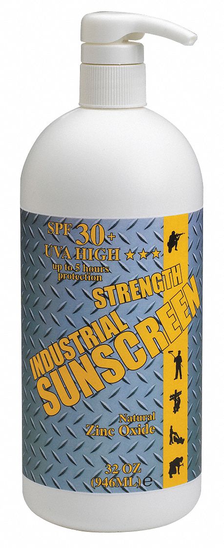 Sunscreen, Indl Strength, SPF 30+, 32 oz.