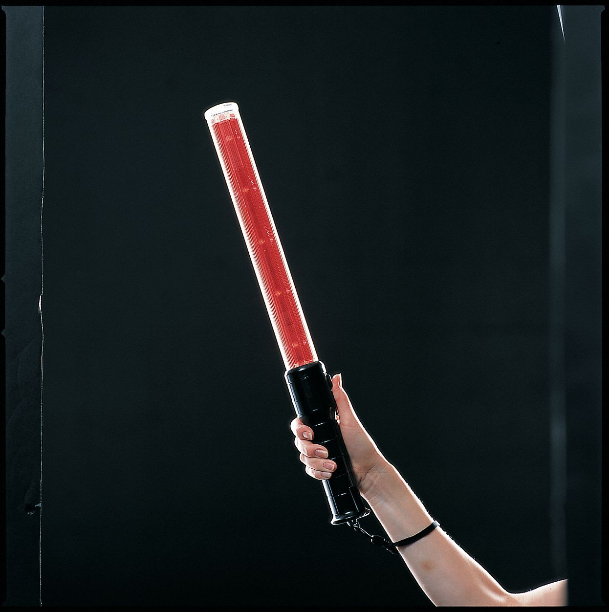 LED 3-Stage Safety Baton, LED Color Red