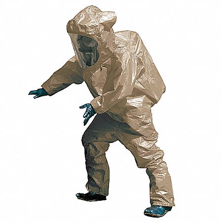 Encapsulated Suit, L, Tan, Front