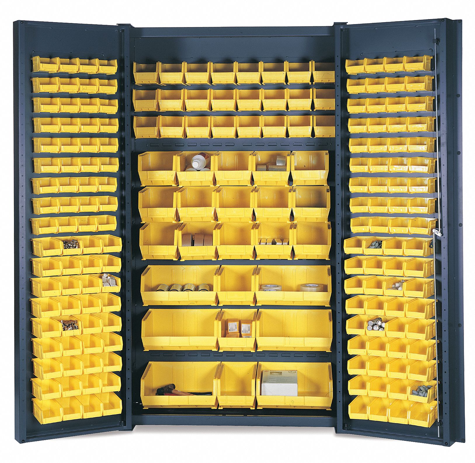 Bin Cabinet, 192 Bins, 84x48x24 In