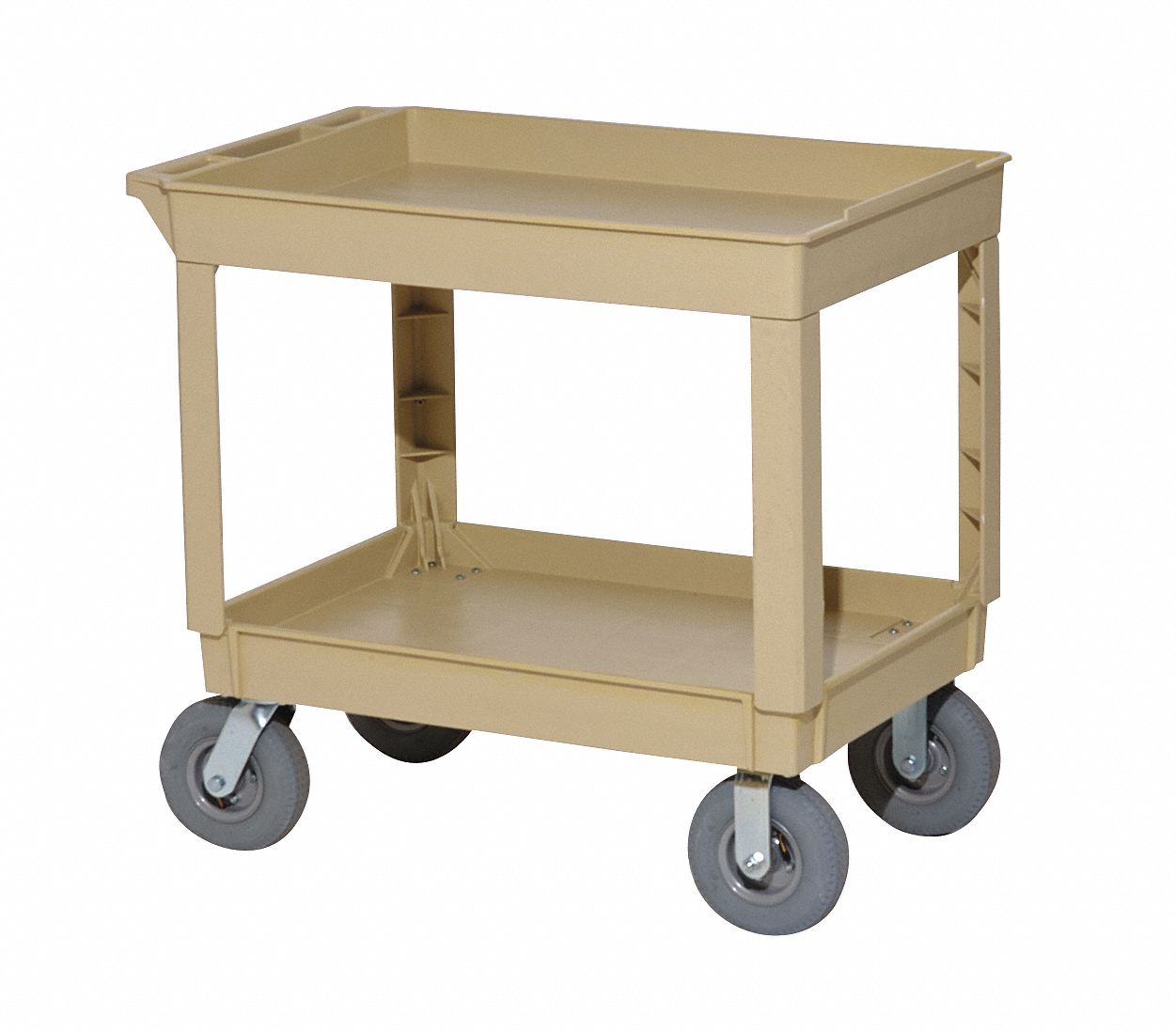 Utility Cart, 400 lb. Load Cap., Plastic