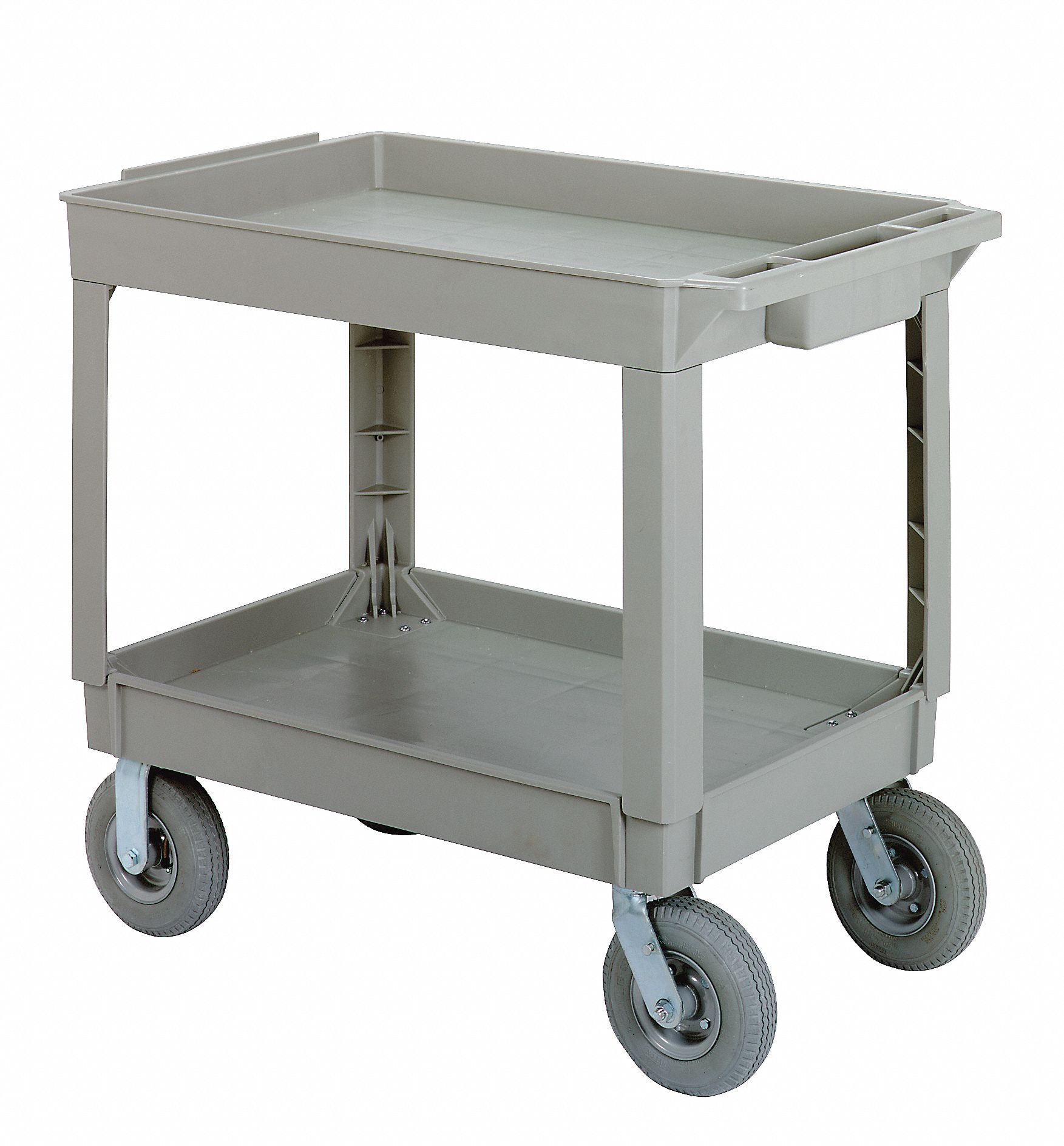 Utility Cart, 400 lb. Load Cap., Plastic