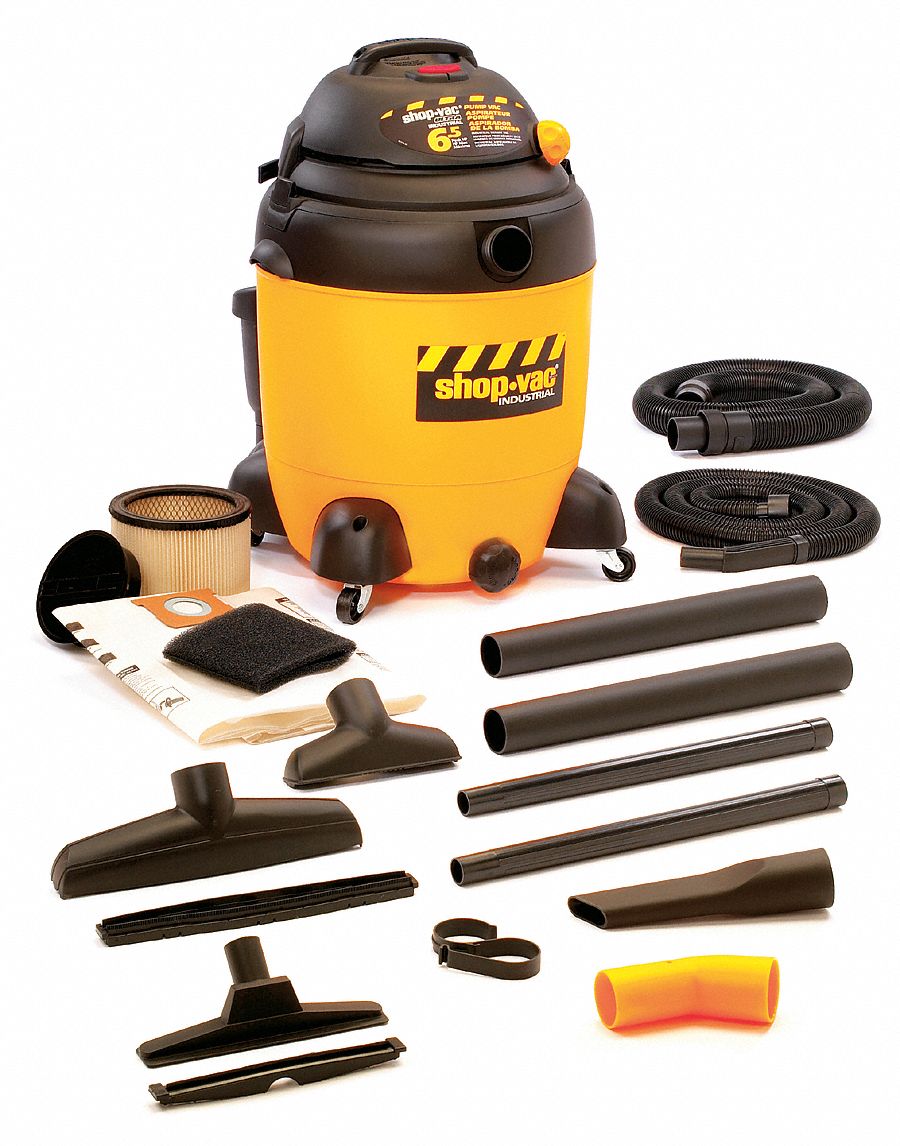 Wet/Dry Vacuum with Pump, 22 gal