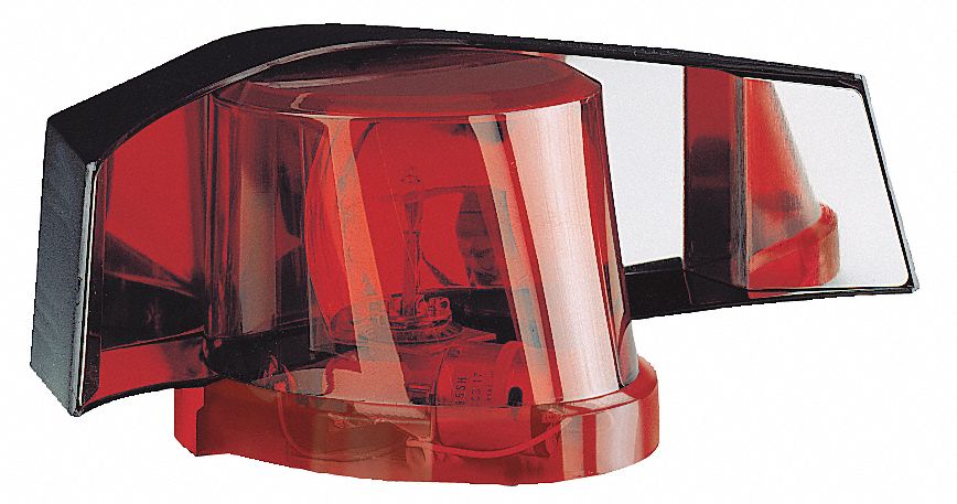 Warning Strobe Light, Amber/Red