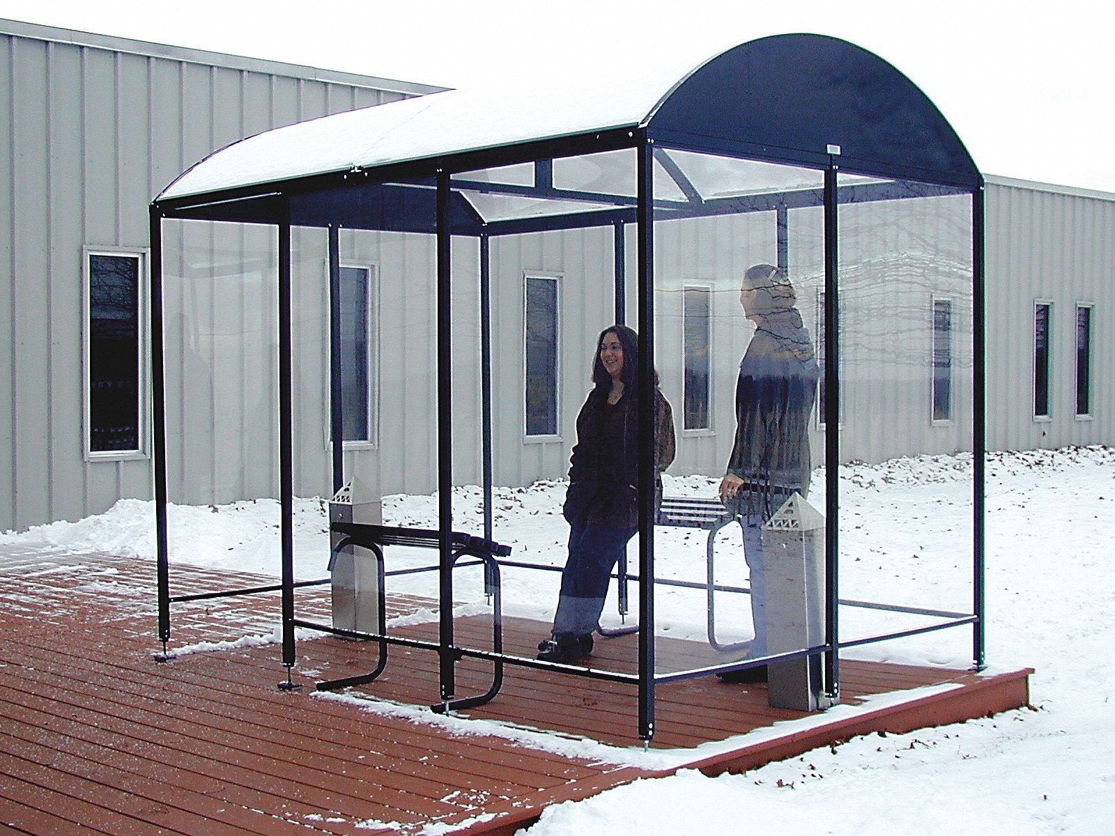 Smoking Shelter - 3-Sided