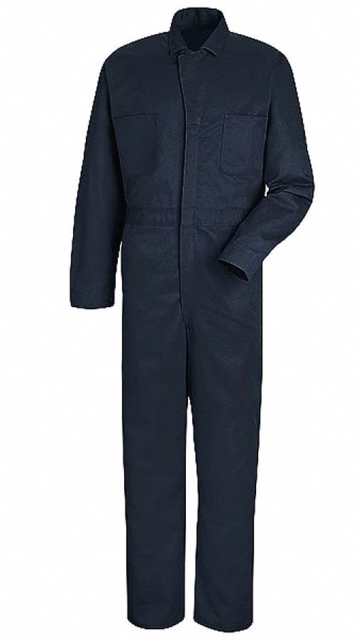 Coverall, Chest 56In., Navy