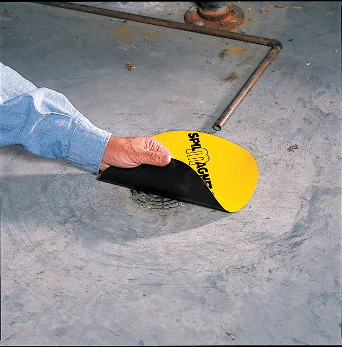 Magnetic Drain Cover, 12 In. W, Vinyl