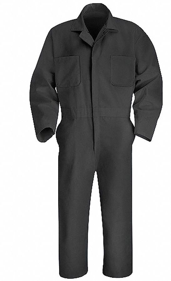Coverall, Chest 48In., Gray