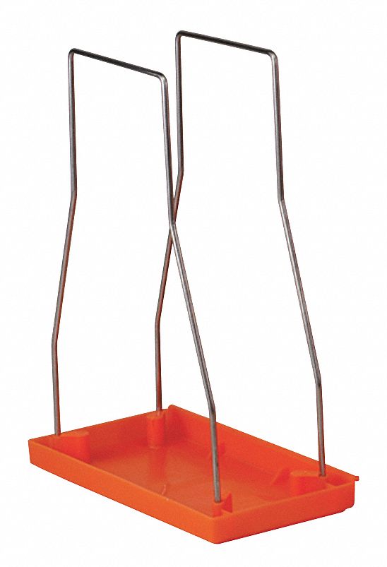 Biohazard Bag Holder, 18-1/2 In. H