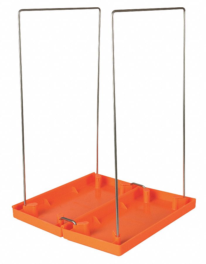 Biohazard Bag Holder, 27-1/8 In. H
