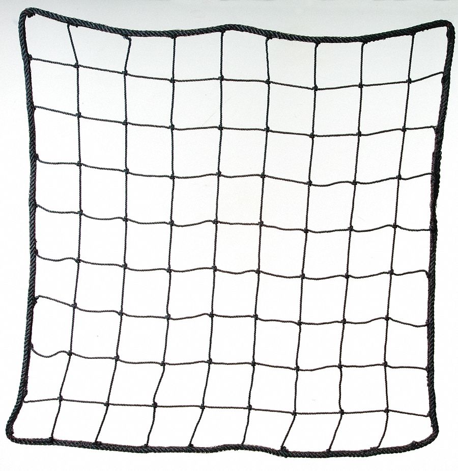 Back of Rack Net Panel, Gray