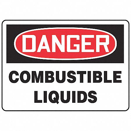 Danger Sign, 7 x 10In, R and BK/WHT, AL, ENG