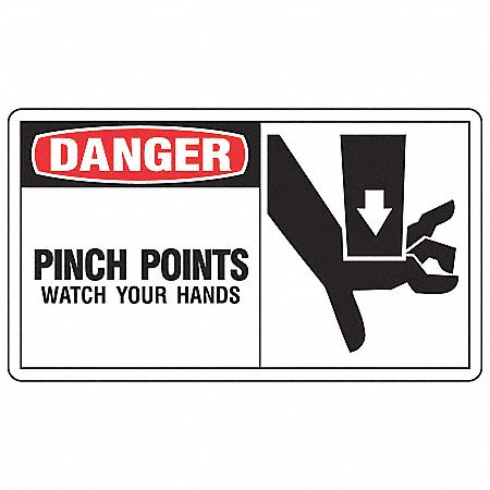 Safety Label, Information, 3-1/2 In. H, PK5