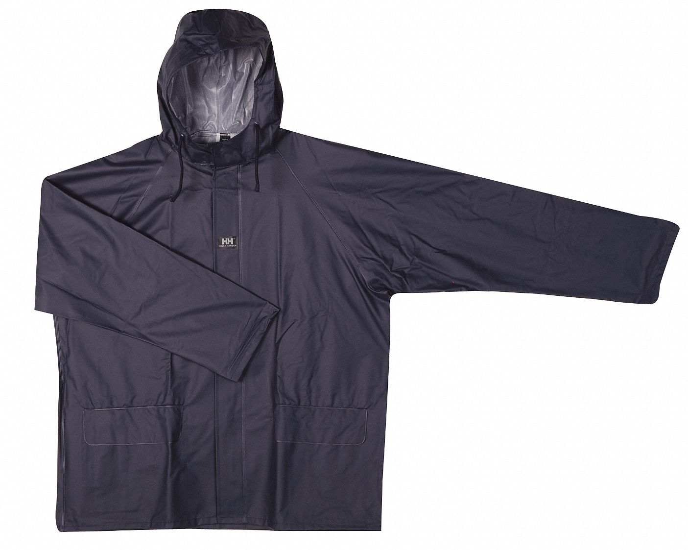 Rain Jacket with Hood, Navy, XL