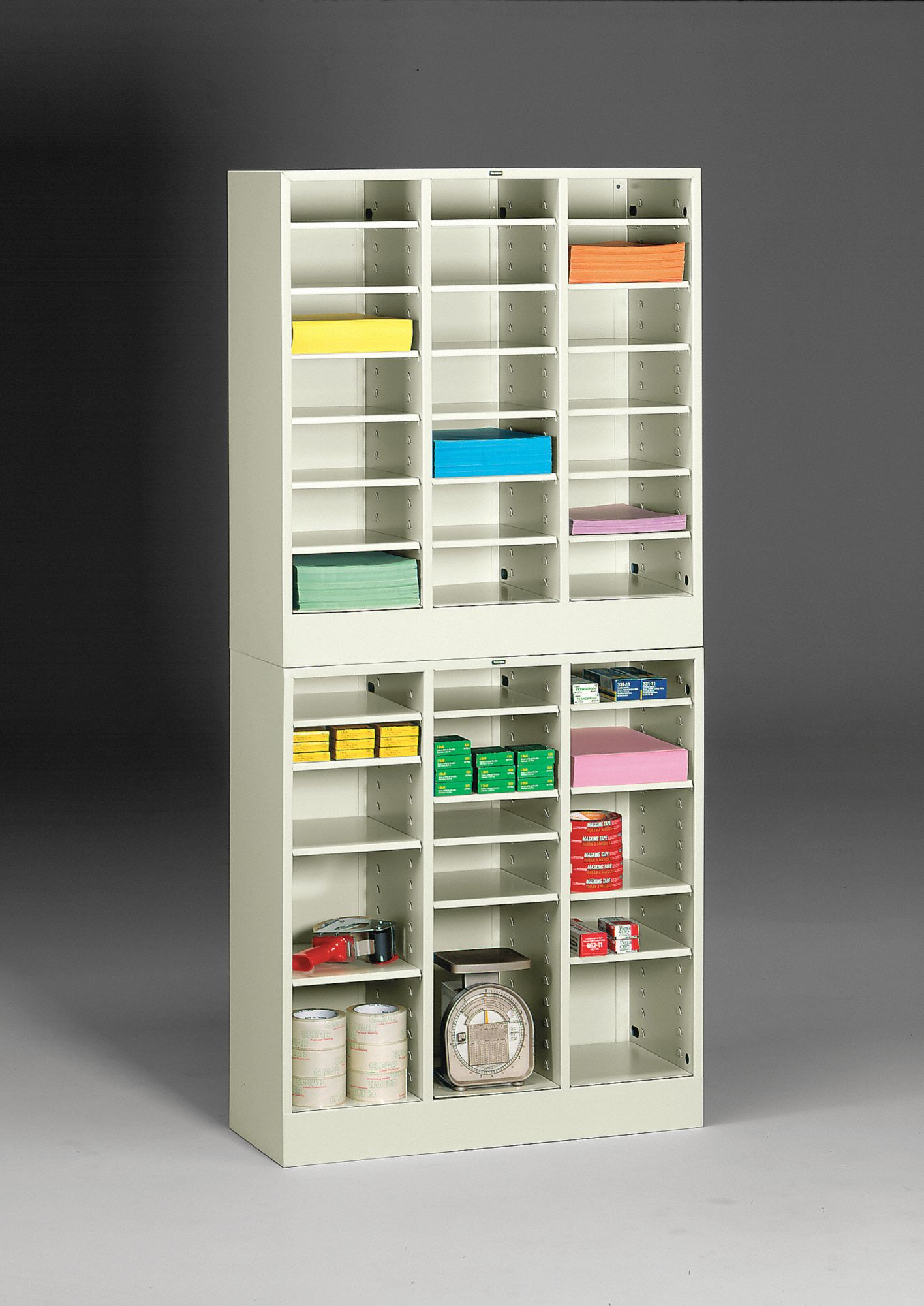 Shelf, Letter Size, Gray, PK 5