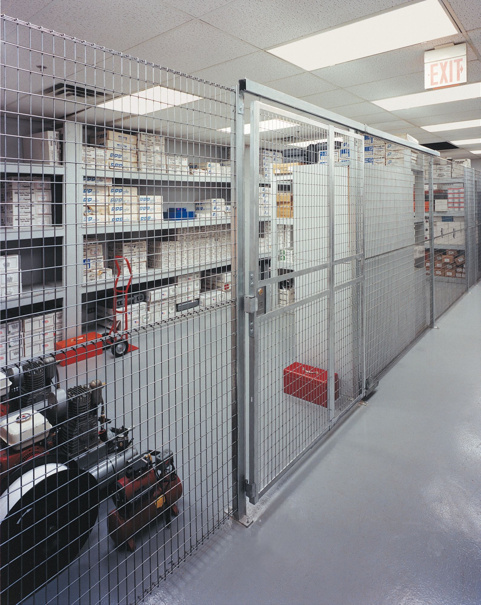 Wire Partition Post Extension, 8ft.