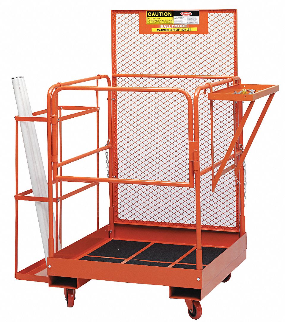 Fork Deck Maintence Platform, 89 In. H