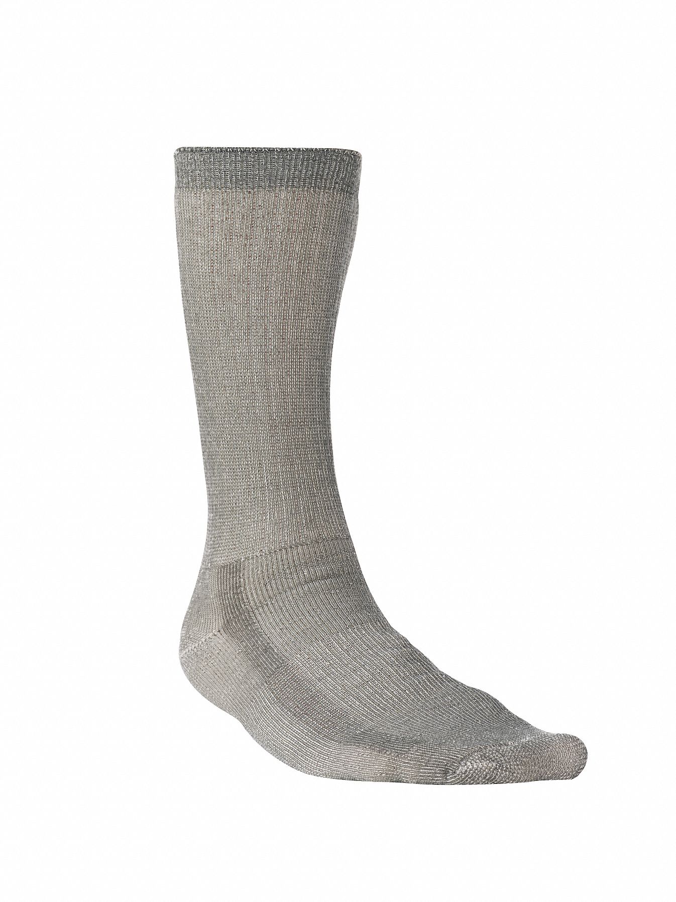 Hiking, Socks, Crew, Mens, M, Olive, 1 Pr