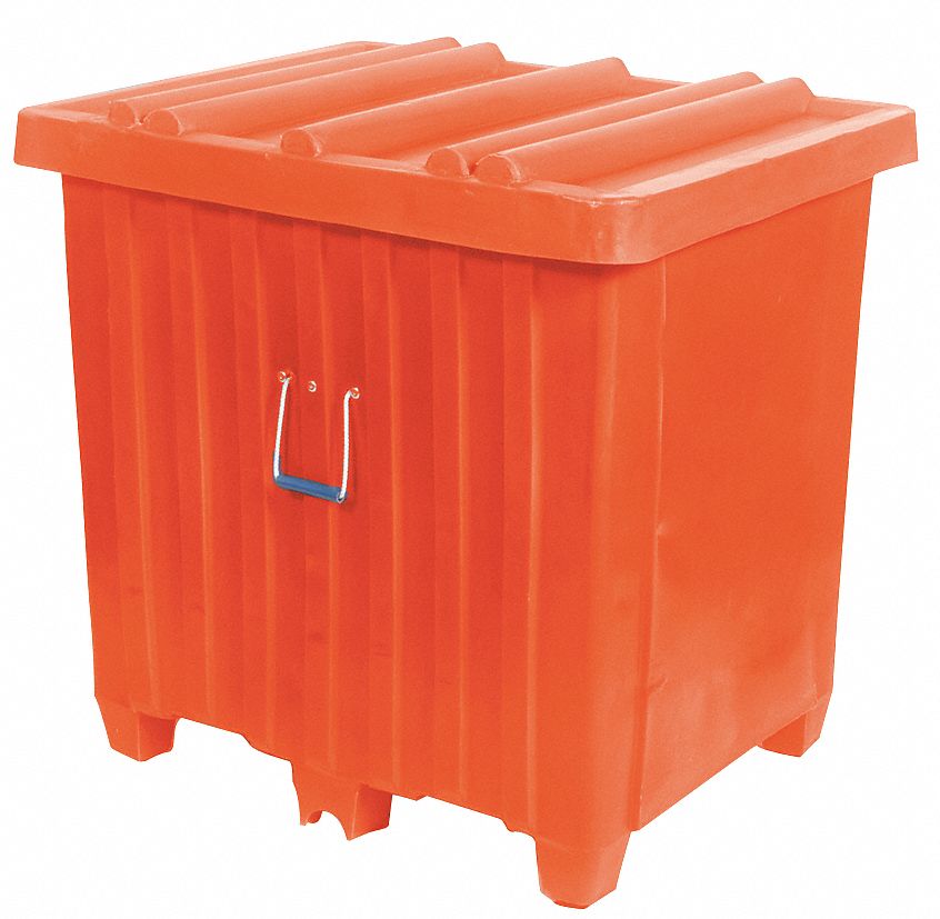 Container, 23Cu-Ft., 800lbs., Orange