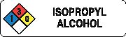Chemical Label, Alcohol, Roll, PK 250
