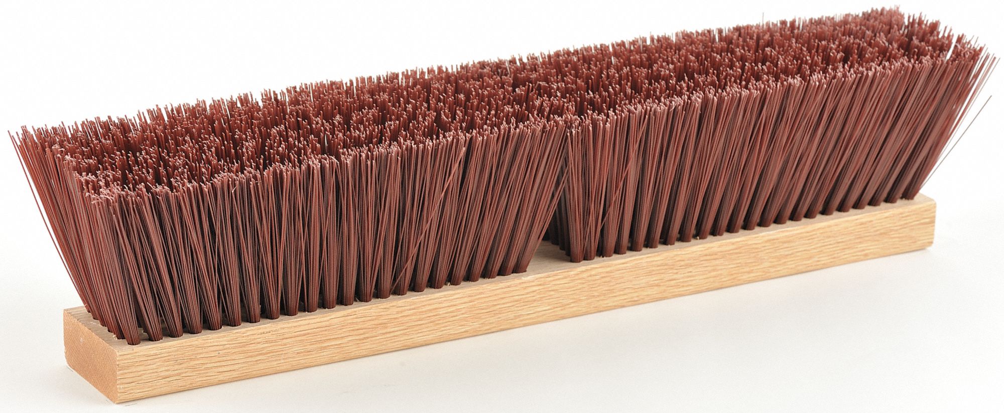 Push Brm, Brown Styrene, Swpng, 18In OAL