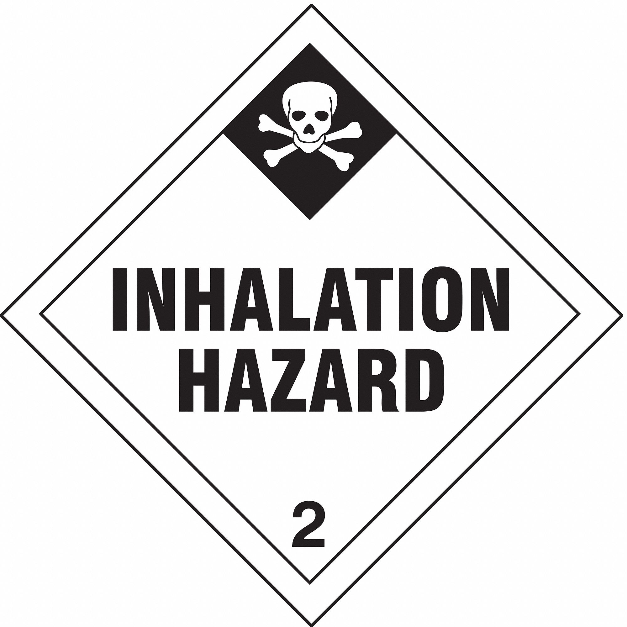 DOT Label, Inhalation Hazard, PK 250