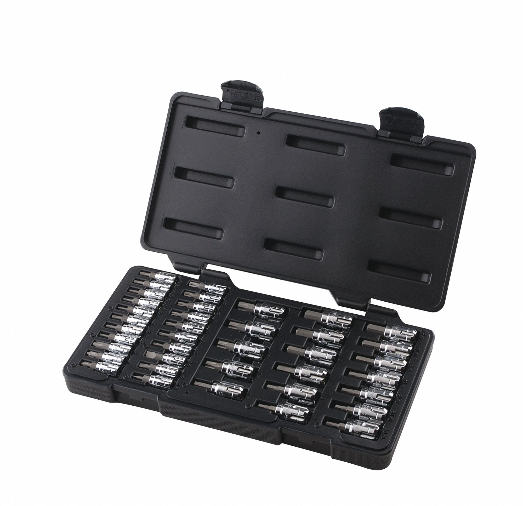 Socket Set, 39 Piece, 1/4 3/8 In Drive