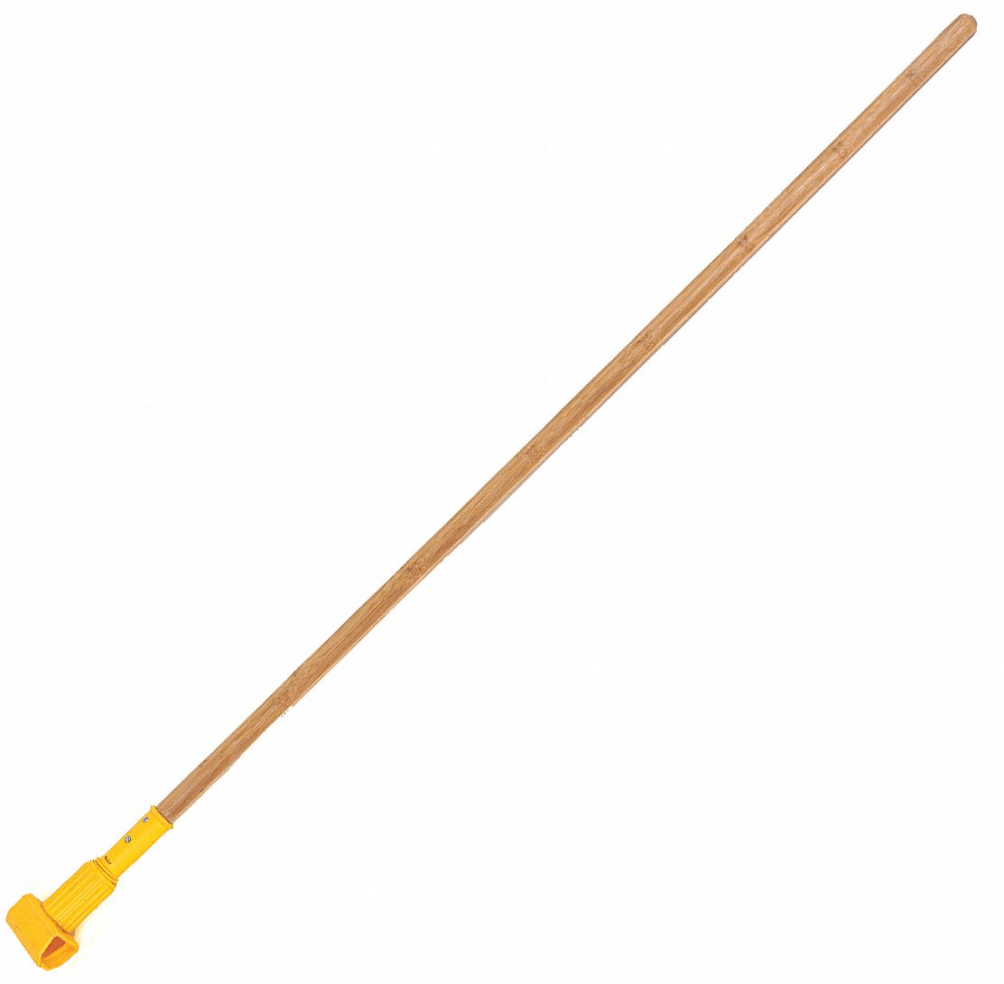 Mop Handle, Jaws Mate, Poly, Bamboo, 54 In