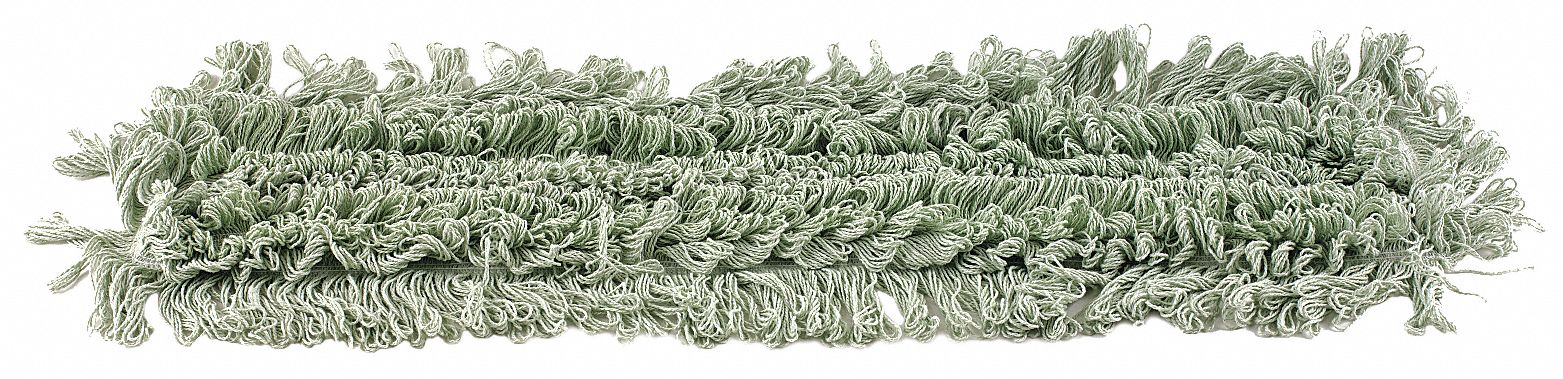 Dust Mop, Green, 5 In. W, 24 In. L