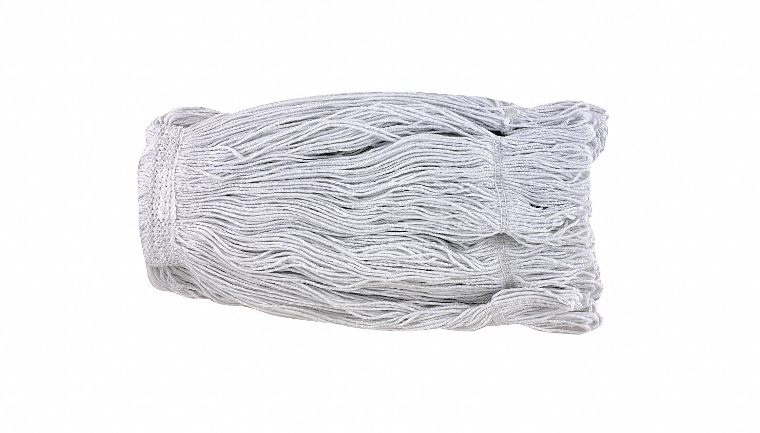 Finish Mop, PET/Poly Fiber, Small, 6 Ply