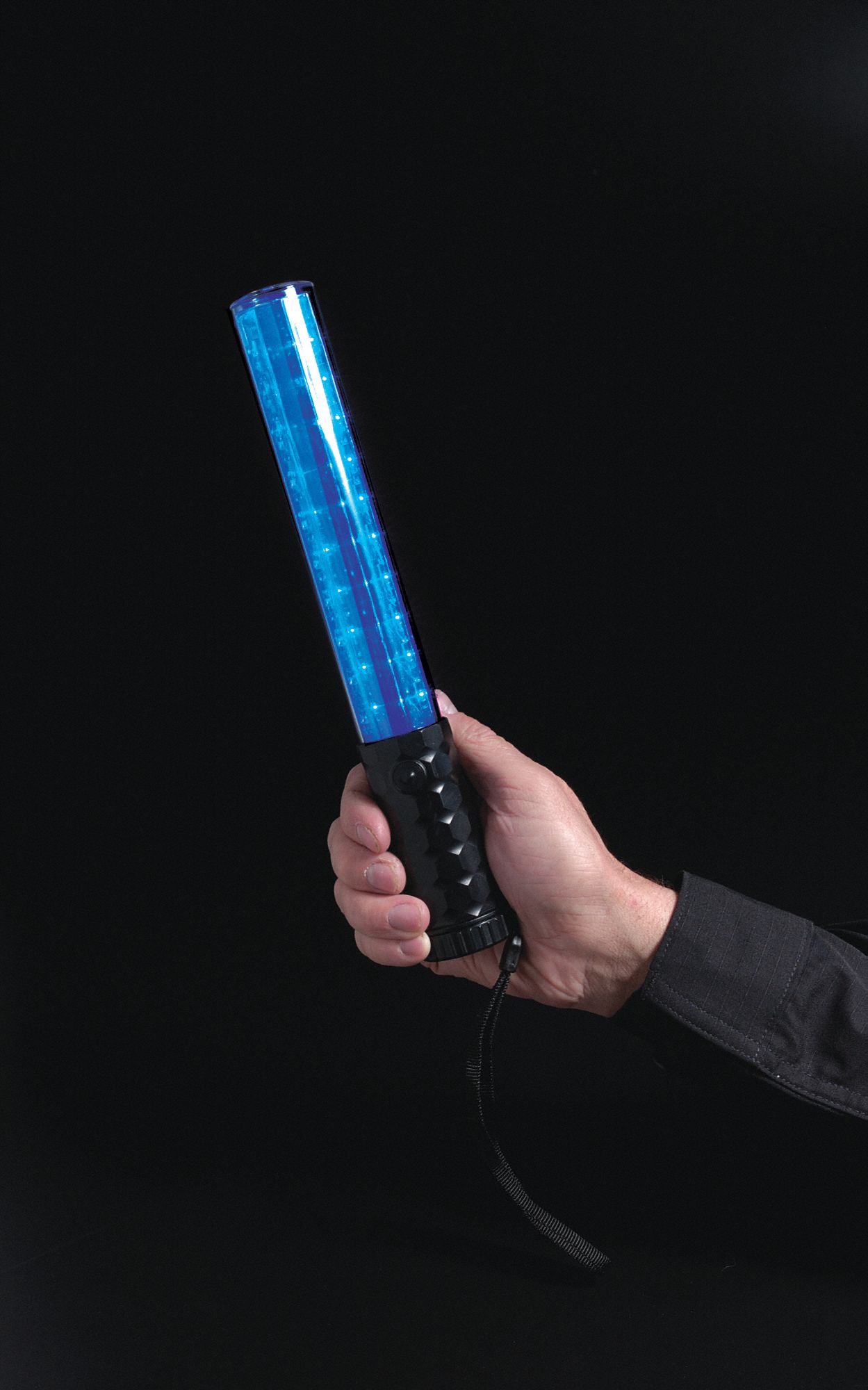 LED 5-Stage Safety Baton, Red/Blue
