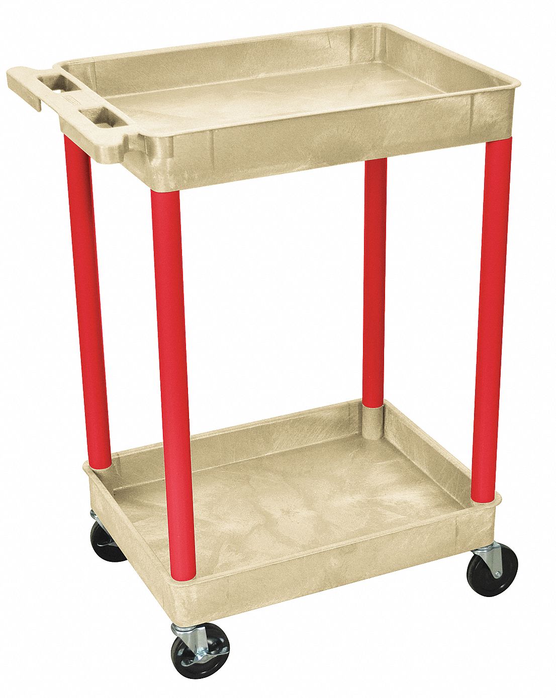 Utility Cart, 300 lb. Load Cap., 2 Shelves