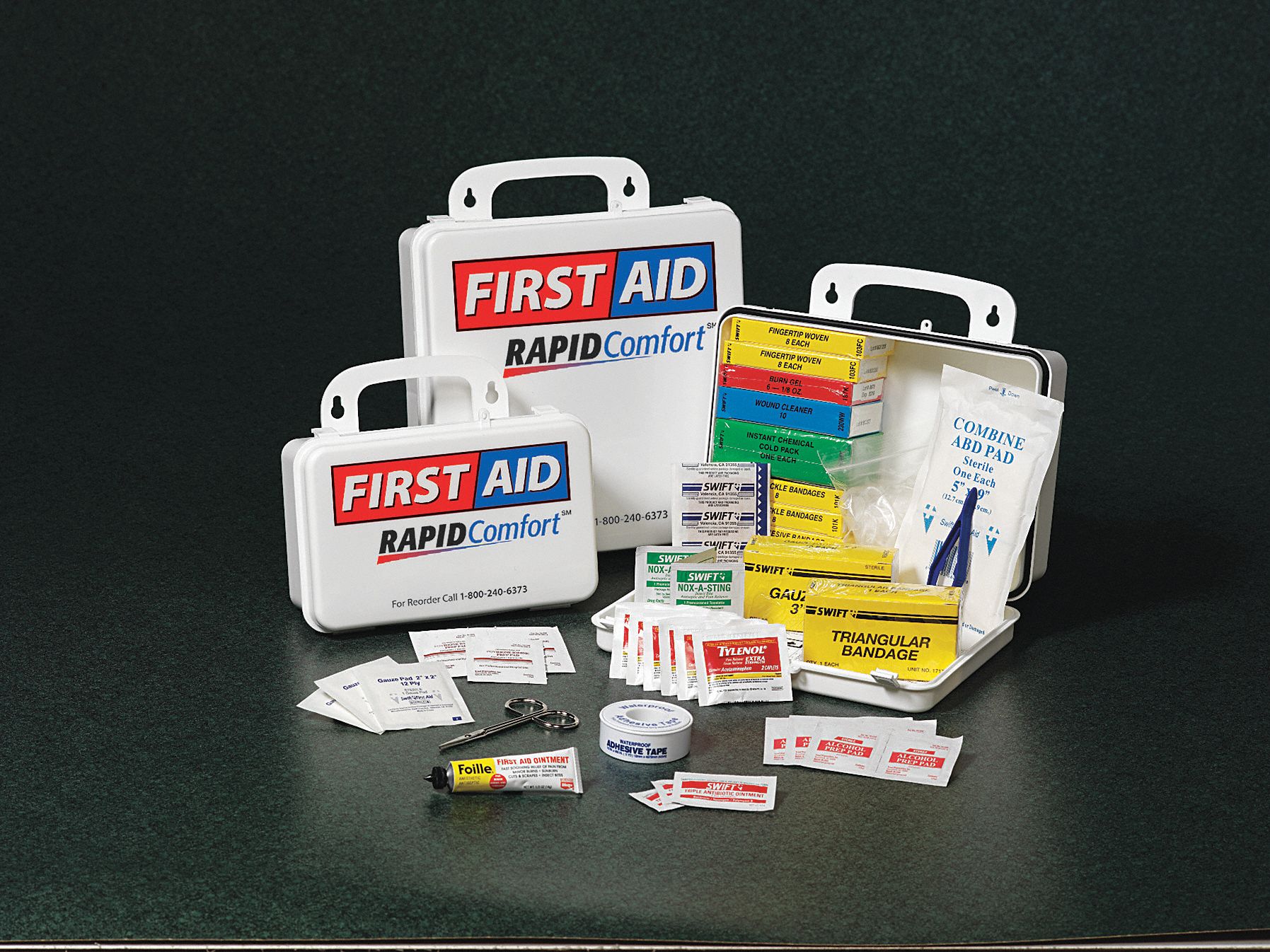 Waterproof First Aid Kit, Plastic Case