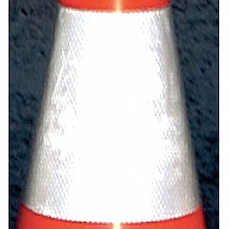 Reflective Traffic Cone Collar, Gray