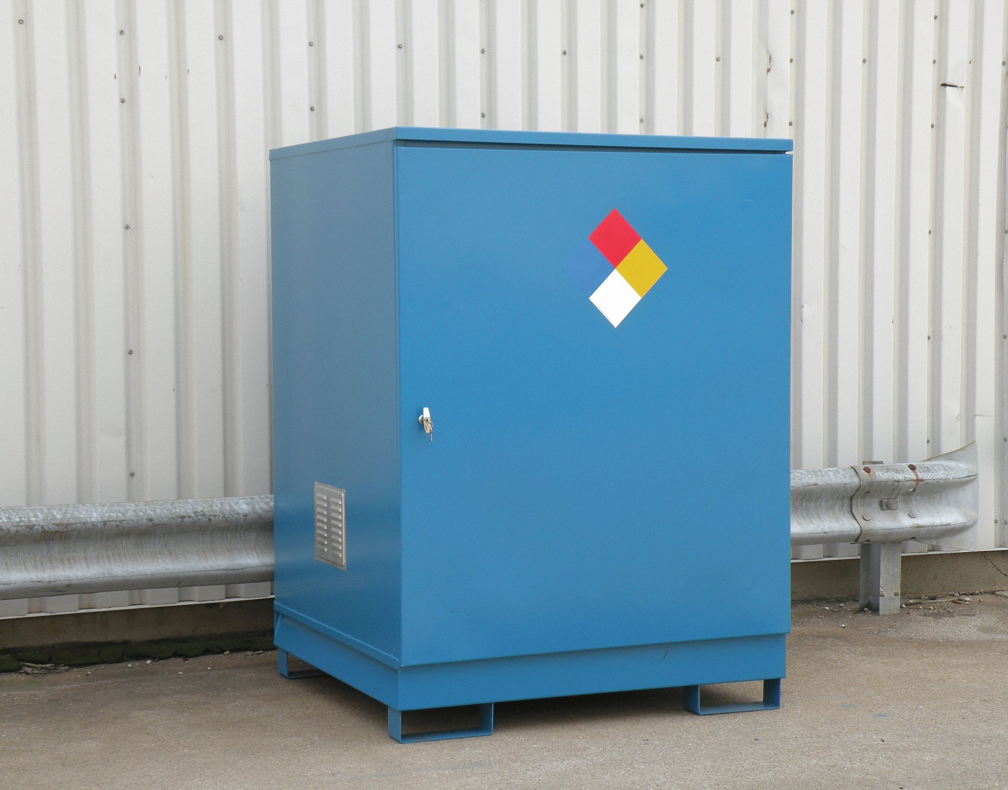 Non Combustible 4 Drum Locker