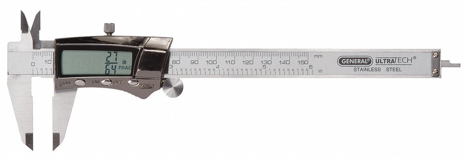 Electronic Digital Caliper, 8 In, 203mm, SS